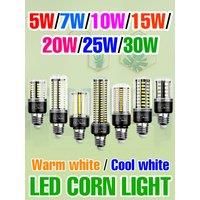 30W LED Bulb E27/E26 Corn Lamp E14 Ceiling Lights B22 LED Chandeliers AC 85-265V No Flicker For Home