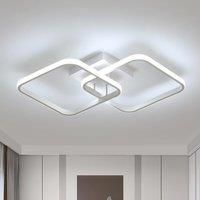 White Modern Square Ceiling Light 42W 6500k Dia 59cm