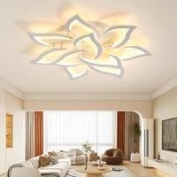 10 Heads Lotus LED Chandelier 90W 3000K