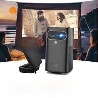 VEVSHAO V30 1080P Portable LED DLP Projector with Built-in Battery Smart Wifi Android System 3D
