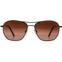 Aviator Shiny Dark Gunmetal Mineral Polarized Drivers Gradient Photochromic Lunger