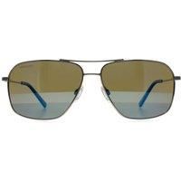 Aviator Shiny Silver Mineral Polarized 555nm Blue Photochromic Dorwinn