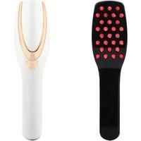 Phototherapy Scalp Massager Hair Growth Brush - Black Or White!