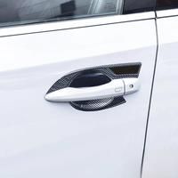 For 2022 2023 2024 Nissan Qashqai J12 Carbon Fiber Door Handle Surrounds Protector Trims Accessories