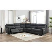Electric Recliners Sofa, Power Corner Sofa Set, 105-135 Degrees Recliner