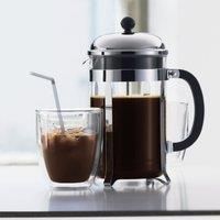 BODUM Chambord 12 Cup French Press Coffee Maker, Chrome, 1.5 l, 51 oz