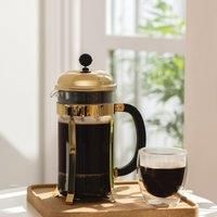 Bodum Chambord French Press Coffee Maker 1 Litre / 8 Cups Gold