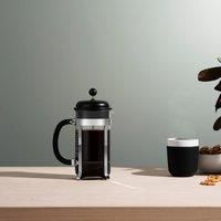 BODUM Cafeteria 8 Cup French Press Coffee Maker, Black, 1.0 l, 34 oz