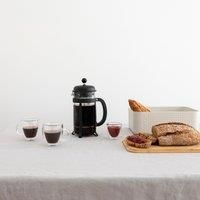Bodum 1908-01 Java coffee maker, 8 cups, 1 L, multi-layer, black, espresso machine