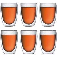 Bodum PAVINA Double Walled Thermo Glasses, 0.36 L, 12 oz, Pack of 6