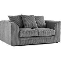 New Luca Brown and Coffee Fabric and Leather 2 Seater Sofa (2 Seater Sofa)