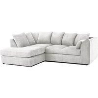 Luxor Jumbo Cord 4 Seater Corner sofa Left Hand Facing