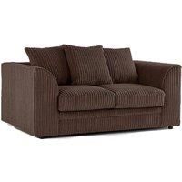 New Luxor Fabric Corner Sofa Chocolate | Soft Jumbo Cord 3-4 Seater Corner Sofa (Chocolate, Right Hand Facing)