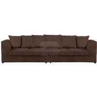 New Luxor Fabric Corner Sofa Cream | Soft Jumbo Cord 3-4 Seater Corner Sofa (Cream, Right Hand Facing)