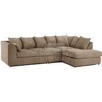 Luxor Jumbo Cord Large 5 Seater Corner Sofa Long Right Hand Facing