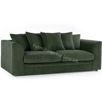 Luxor Jumbo Cord Fabric 3 Seater Sofa