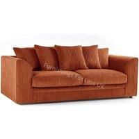 Luxor Jumbo Cord Fabric 3 Seater Sofa