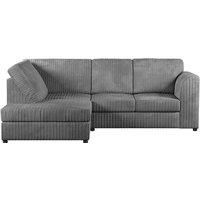 Luxor Jumbo Cord 4 Seater Corner sofa Left Hand Facing - Full Back