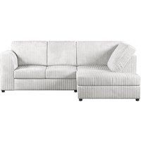 Luxor Jumbo Cord 4 Seater Corner sofa Right Hand Facing - Full Back