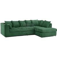 Luxor Jumbo Cord Large 5 Seater Corner Sofa Long Right Hand Facing