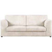 Luxor Jumbo Cord Orange Fabric 3 Seater Sofa - Fullback
