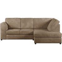 Luxor Jumbo Cord 4 Seater Corner sofa Right Hand Facing - Full Back