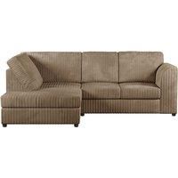 Luxor Jumbo Cord 4 Seater Corner sofa Left Hand Facing - Full Back