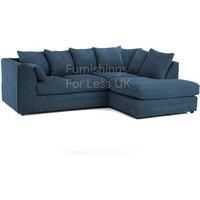 Luxor Jumbo Cord 4 Seater Corner sofa Right Hand Facing