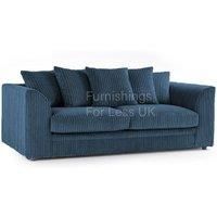 Luxor Jumbo Cord Fabric 3 Seater Sofa