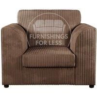 Luxor Jumbo Cord Fabric Armchair