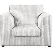 Luxor Jumbo Cord Fabric Armchair