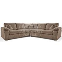 New Brooklyn Plush Velvet Grey Footstool Living Room Accessory - Foam (Grey, Footstool)