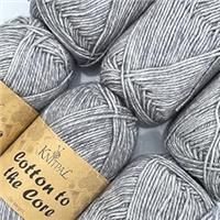 Cotton to The Core Knit & Crochet Yarn, Soft for 6 780 metres/300 3,
