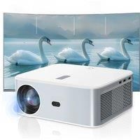 HORLAT 4K Projector 1500Ansi Lumens Android 12 LED Beamer Full HD 1080P Video Home Theater Keystone