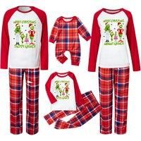 Grinch Inspired Christmas Family Pyjama Set - Multiple Sizes, 4 Designs