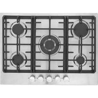 Montpellier MGH75CX 70cm 5 Burner Gas Hob in St Steel Wok Burner