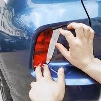 For 2020-2022 Ford Kuga Chrome Car Rear Tail Fog Light Lamp Eyelid Cover Trims