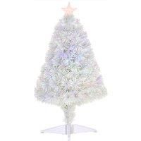 Artificial Tabletop Christmas Tree With Fibre Optic Lights