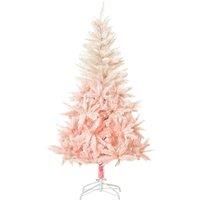 Artificial Christmas Tree With Snow And Metal Base In 2 Sizes