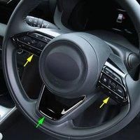 Glossy Black Interior Steering Wheel Switch Cover Trims For Toyota Aygo X Yaris Cross 2020 2021 2022