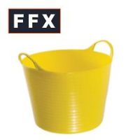 G/ROD Gorilla Tubs GORTUB42 Muck Buckets and Builders Tubs, Yellow, Large