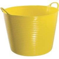 G/ROD Gorilla Tubs GORTUB42 Muck Buckets and Builders Tubs, Yellow, Large