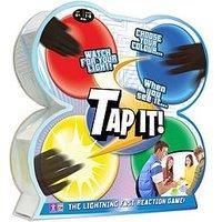 TAP-IT! Lightning Fast Reaction Family Game - Includes 4 wireless light-up pods
