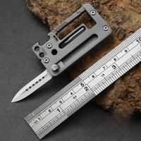 Outdoor Stainless Steel Folding Knife High Hardness Portable EDC Camping Pocket Knife Hiking Travel