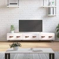 TV Cabinet White 150x36x30 cm Engineered Wood