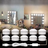 Make Up Mirror Light LED Wall Lamp Bathroom Vanity Lights Stepless Dimmable Dressing Table Lamp