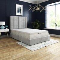 DS Living Memory Foam Mattress Topper King Size With Cover - 3 Inch Thick, Soft Flexible Memory Foam Design Made in UK, For Pressure Relieving and Back Pain Relief (150cmx 200cm)