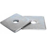 PDL – Pegdev – M12 50 x 50 x 3mm Heavy Duty BZP Square Plated Washers - Zinc Plated - Pack of 500