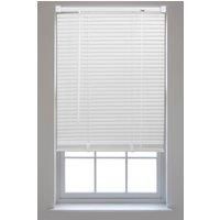 White PVC 25mm Slat Venetian Blinds - Trimmable Window Blinds for Home and Office