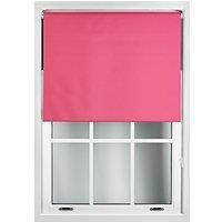 Furnished Fuchsia Pink Blackout Roller Blinds - Trimmable Window Shade for Home & Office | Size: 240 cm width x 210 cm drop